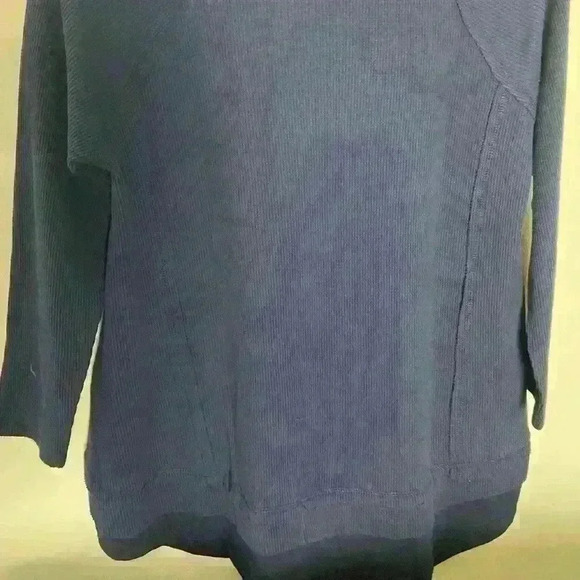 - C & C California Tiered Thermal Shirt Blue Sz SM - Picture 7 of 8